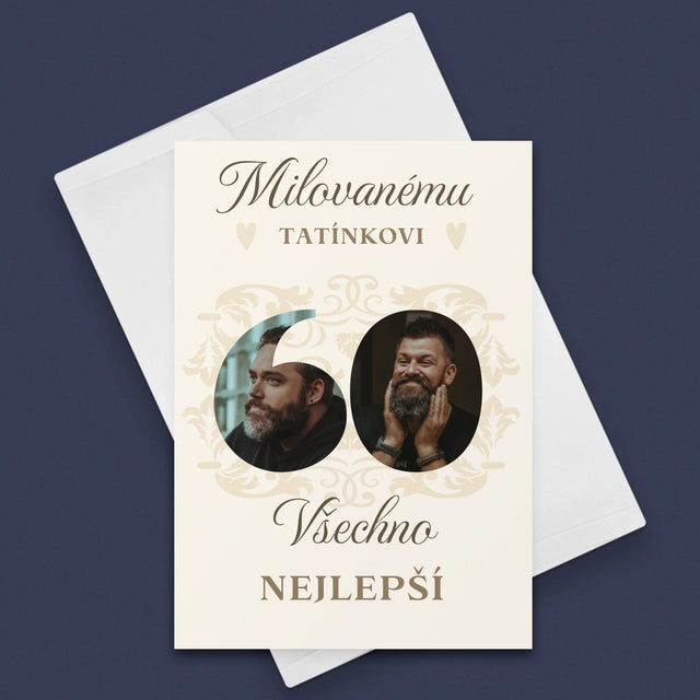 Slovo Z Fotek: Milovanému Tatínkovi K Jeho 60. Narozeninám - Přání
