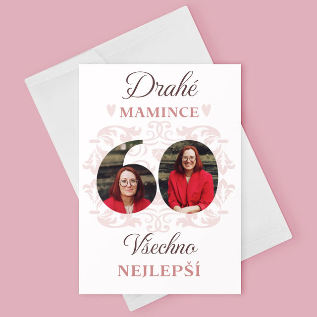 Slovo Z Fotek: Drahé Mamince K Jejím 60. Narozeninám - Přání
