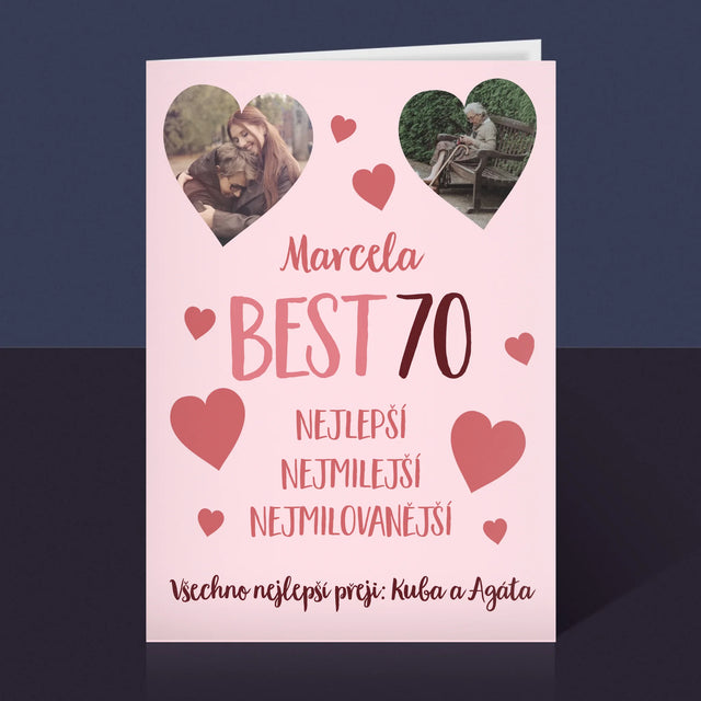 Fotokoláž: Best 70 - Přání