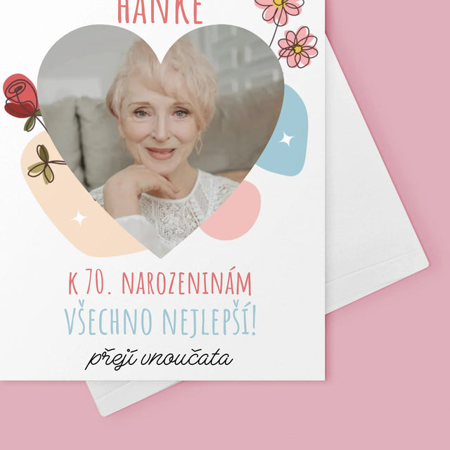 Fotka S Textem: Milované Babičce K Narozeninám - Přání