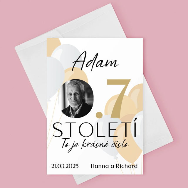 Fotka S Textem: 0,7 Století - Přání