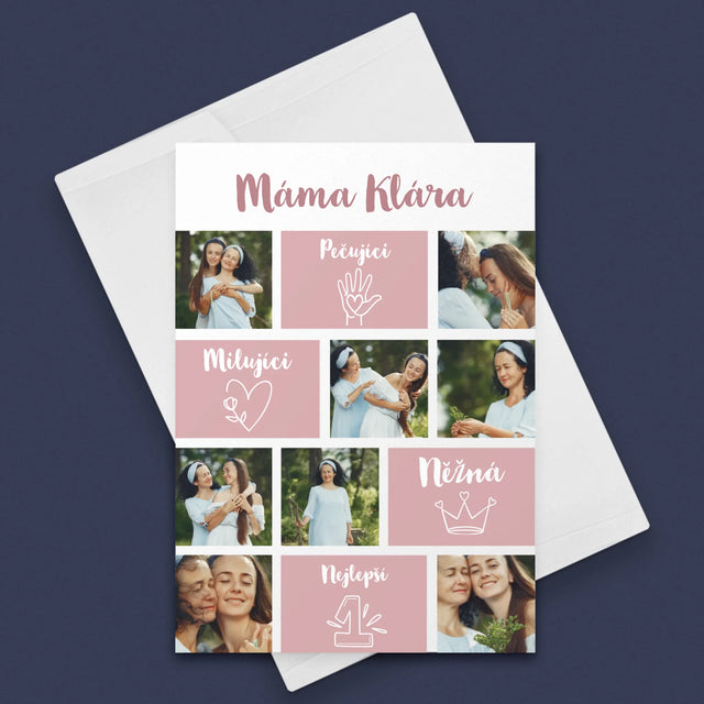 Fotokoláž: Vlastnosti Maminky - Přání