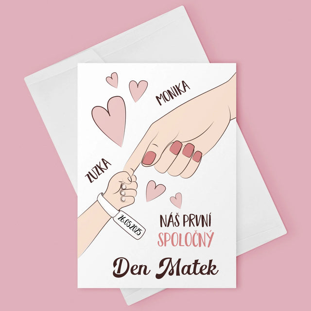 Jméno A Nápis: První Společný Den Matek - Přání