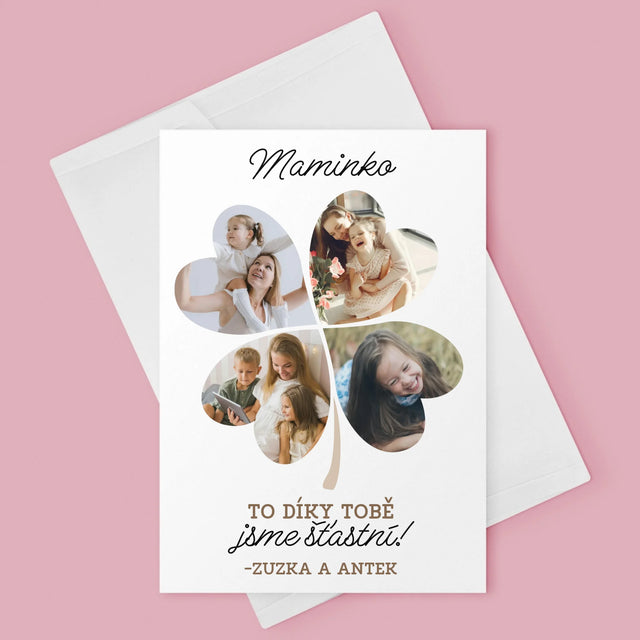 Fotokoláž: Mami, To Díky Tobě Jsme Šťastní! - Přání
