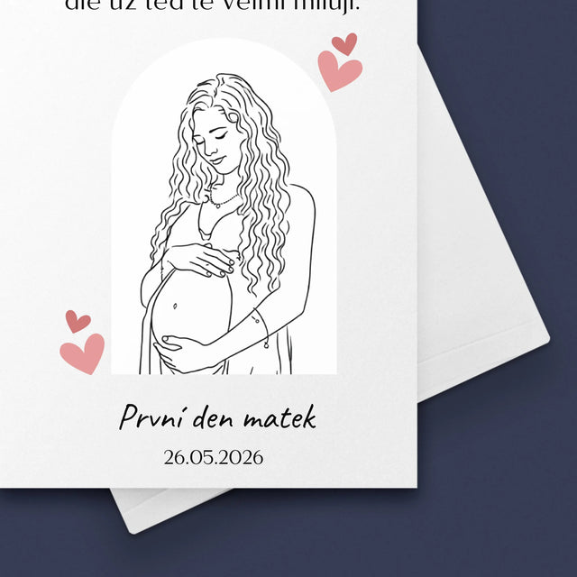 Fotka S Textem: Lineart Pro Maminku - Přání