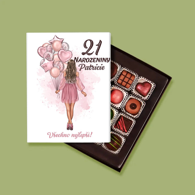 Designér Postav: Narozeniny Balóny - Pralinky