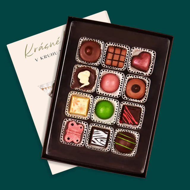 Fotokoláž: Krásné Vánoce Dárek - Pralinky
