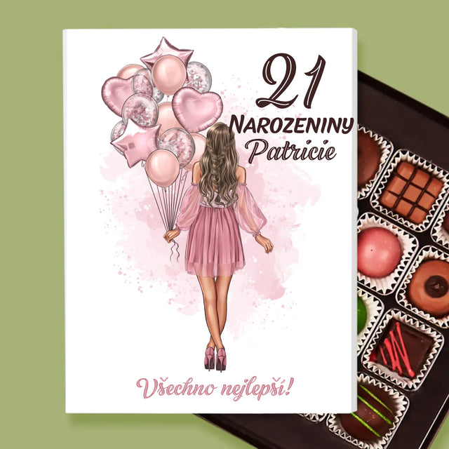 Designér Postav: Narozeniny Balóny - Pralinky