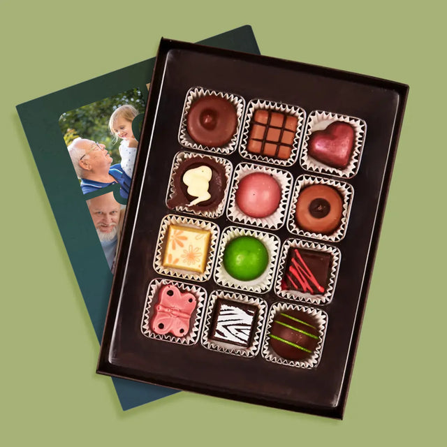Fotokoláž: Puzzle Fotky Pro Dědečka - Personalizované Pralinky | CZ