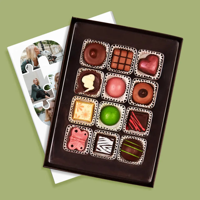 Tvar Z Fotek: 60 Narozeniny Puzzle - Pralinky