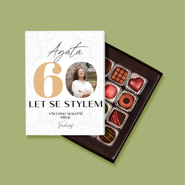 Fotka S Textem: 60 Let Se Stylem - Pralinky