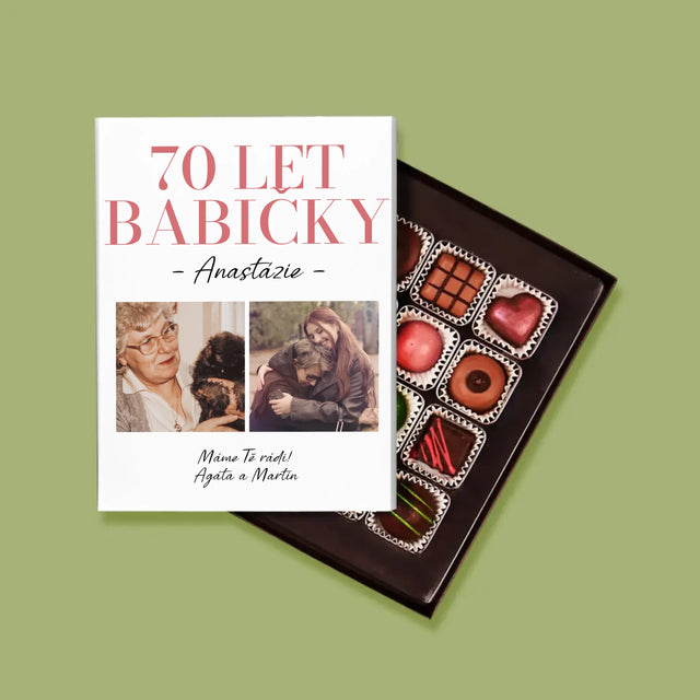 Fotokoláž: 70 Let Babičky - Pralinky