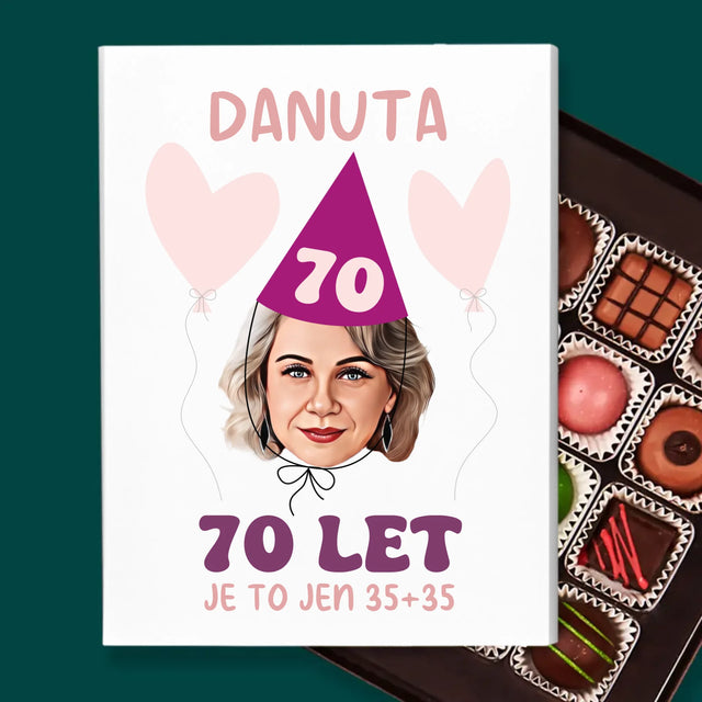 Tvoje Postava: Narozeninový Portrét - Pralinky
