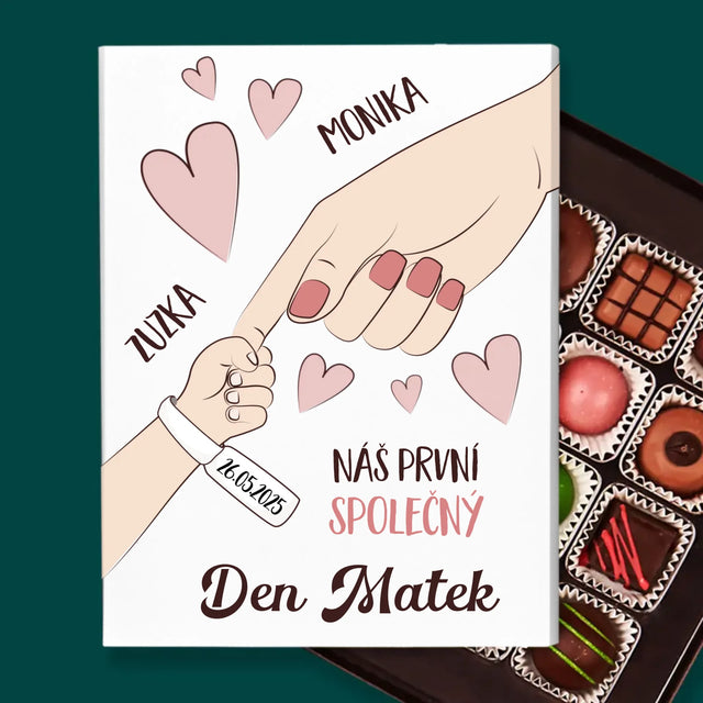 Jméno A Nápis: První Společný Den Matek - Pralinky