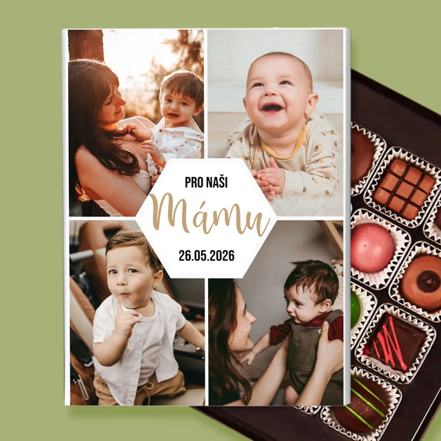 Fotokoláž: Pro Naši Mámu - Pralinky