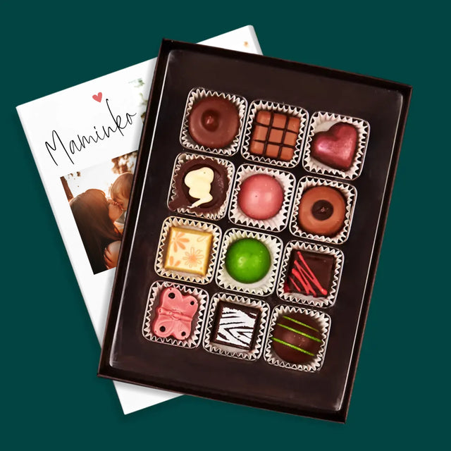 Fotokoláž: Maminko Miluji Tě - Pralinky