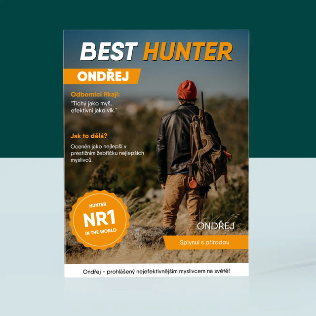 Obálka Časopisu: Best Hunter - Akrylový Blok