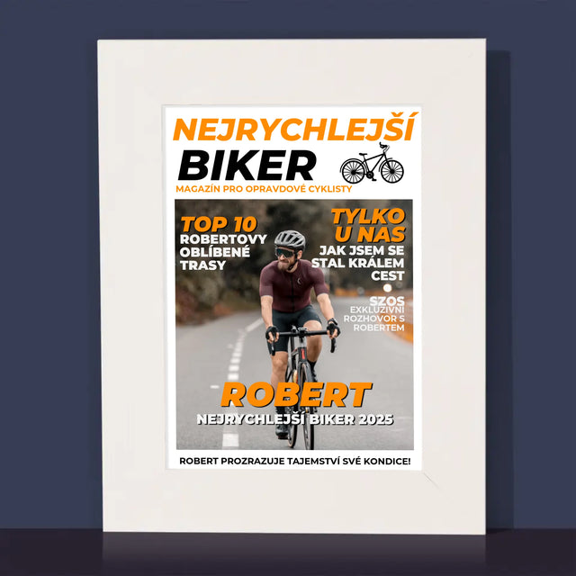 Obálka Časopisu: Nejrychlejší Biker - Fotorámeček