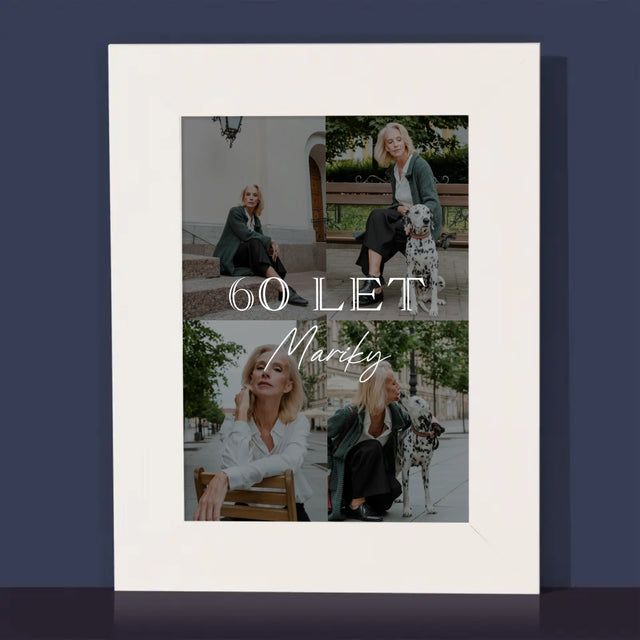 Fotokoláž: 60 Let Klasický - Fotorámeček