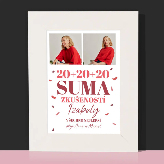 Fotokoláž: Suma Zkušeností - Fotorámeček