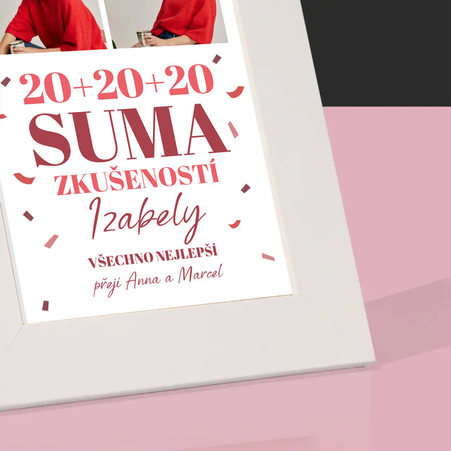 Fotokoláž: Suma Zkušeností - Fotorámeček