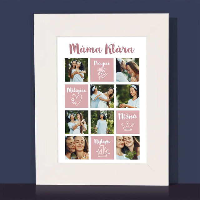 Fotokoláž: Vlastnosti Maminky - Fotorámeček