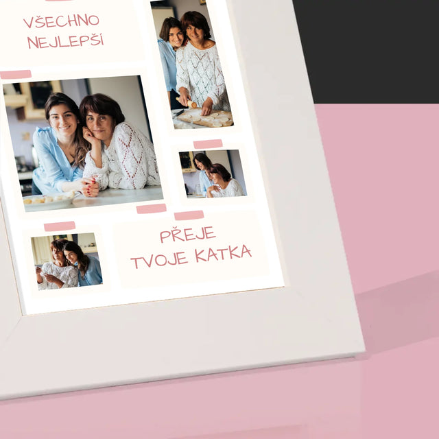 Fotokoláž: Maminko Všechno Nejlepší - Fotorámeček