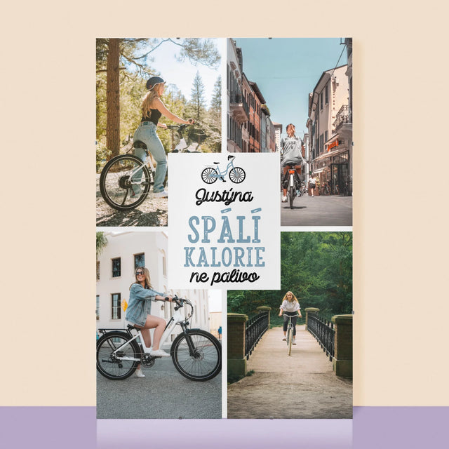 Fotokoláž: Spálí Kalorie, Ne Palivo - Plakát