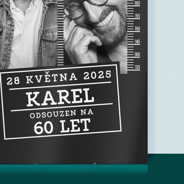 Fotokoláž: Odsouzen Na 60 Let - Plakát