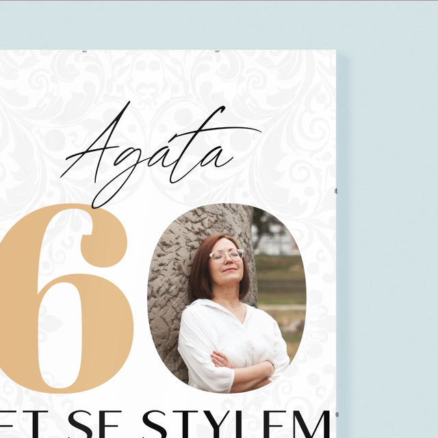 Fotka S Textem: 60 Let Se Stylem - Plakát
