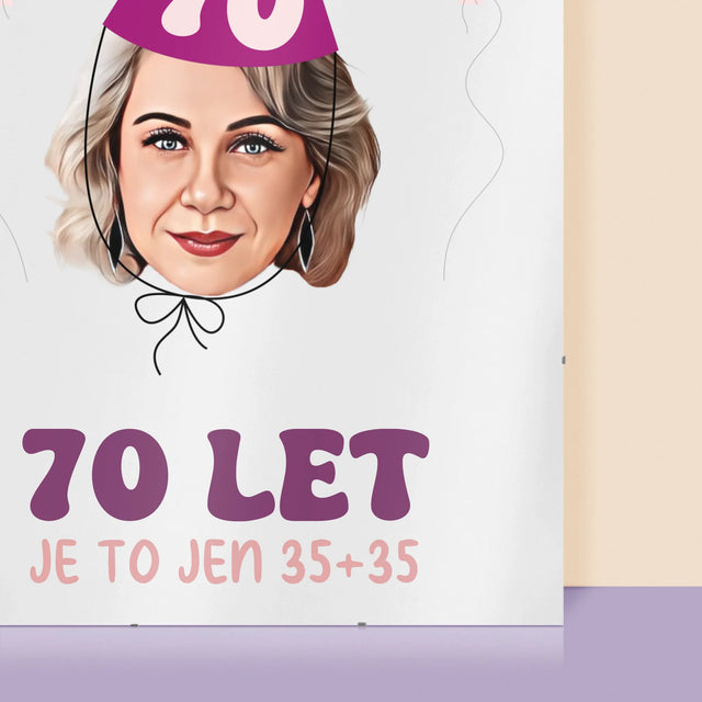 Tvoje Postava: Narozeninový Portrét - Plakát