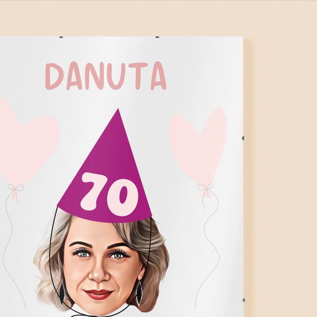 Tvoje Postava: Narozeninový Portrét - Plakát