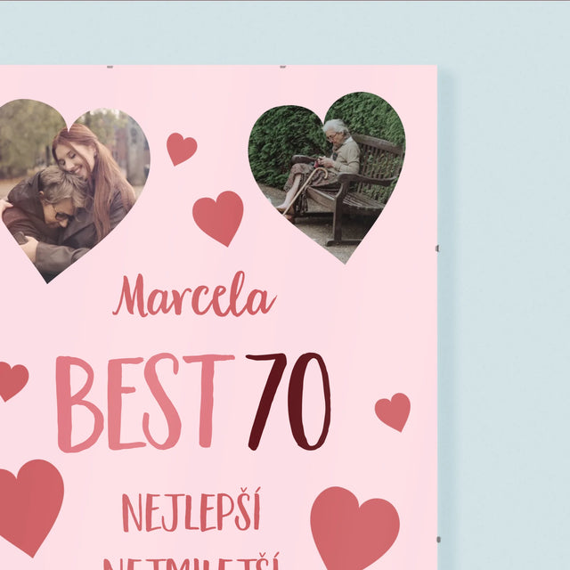 Fotokoláž: Best 70 - Plakát