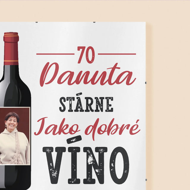 Fotka S Textem: Jako Dobré Víno - Plakát