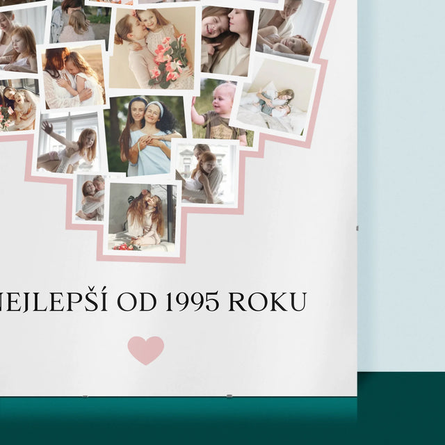 Fotokoláž: Srdce Pro Maminku - Plakát