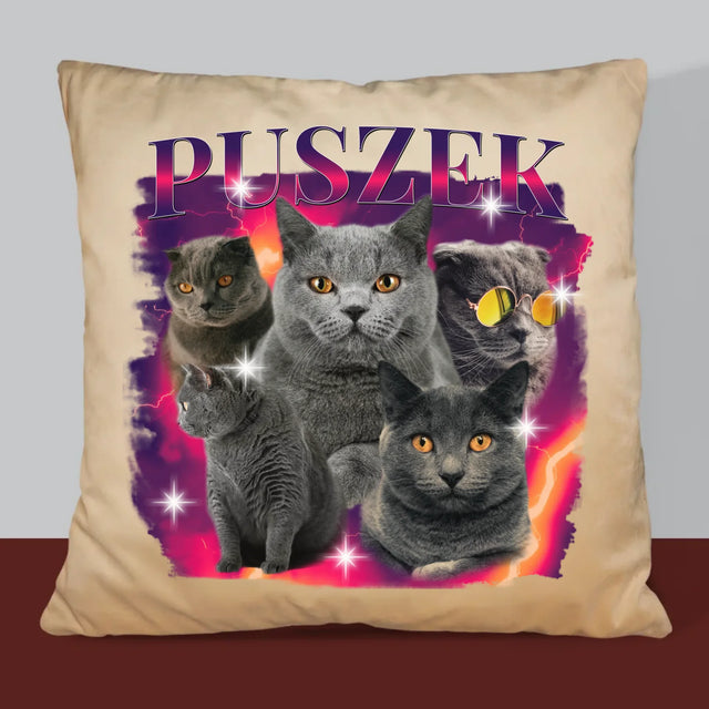Tvoje Postava: Bootleg S Tvou Kočkou - Polštář