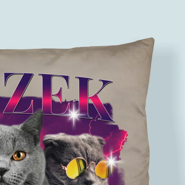 Tvoje Postava: Bootleg S Tvou Kočkou - Polštář