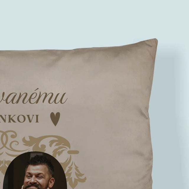 Slovo Z Fotek: Milovanému Tatínkovi K Jeho 60. Narozeninám - Polštář