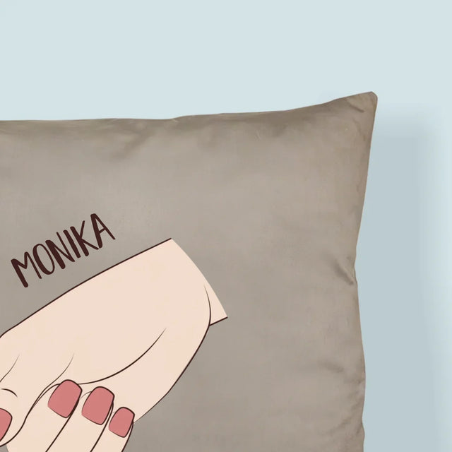 Jméno A Nápis: První Společný Den Matek - Polštář