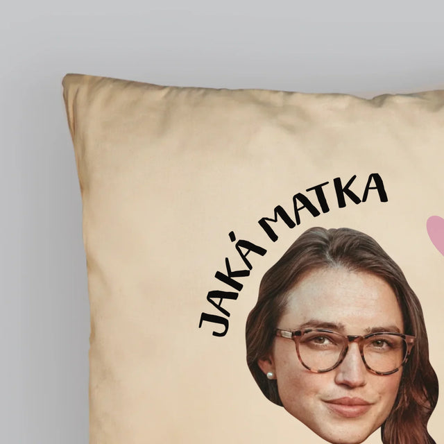 Fotka S Textem: Jaká Matka, Taká Katka - Polštář