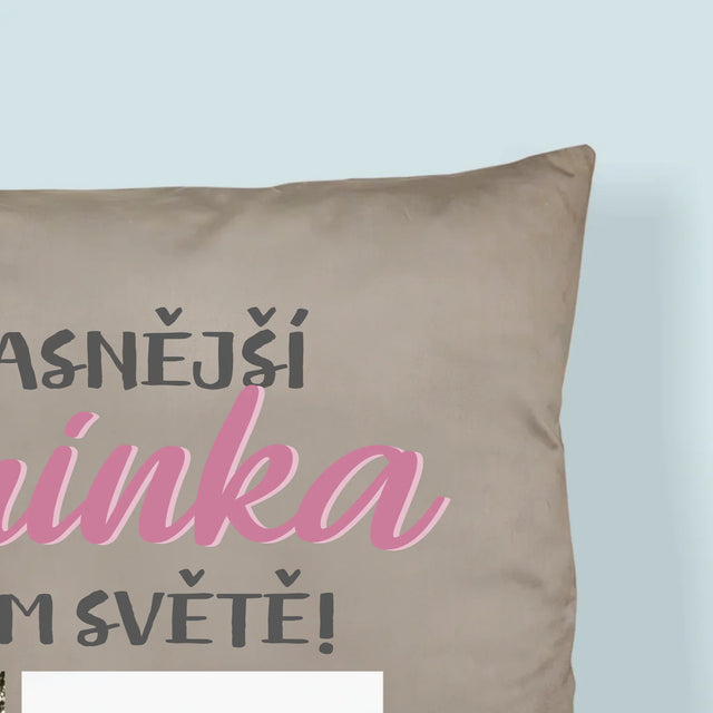 Fotokoláž: Nejúžasnější Maminka - Polštář