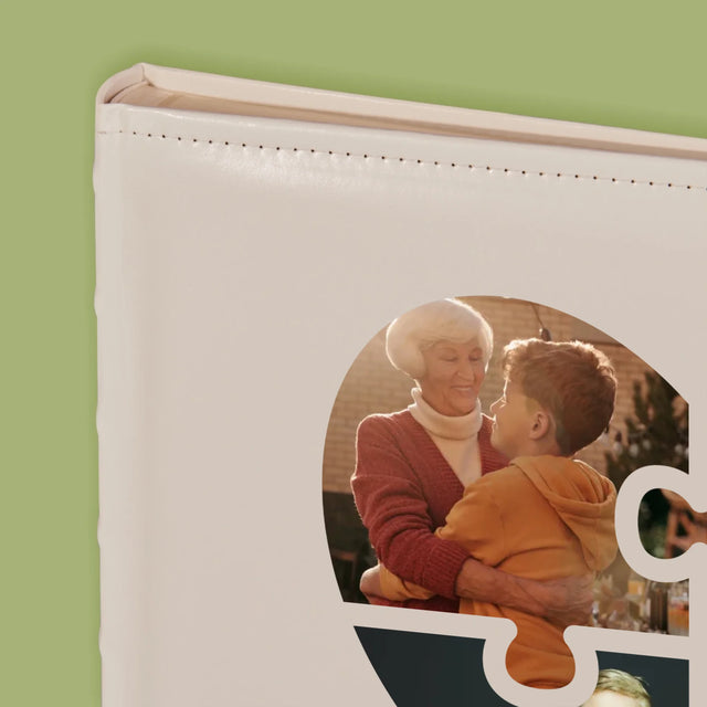 Fotokoláž: Puzzle Srdce Pro Babičku - Fotoalbum