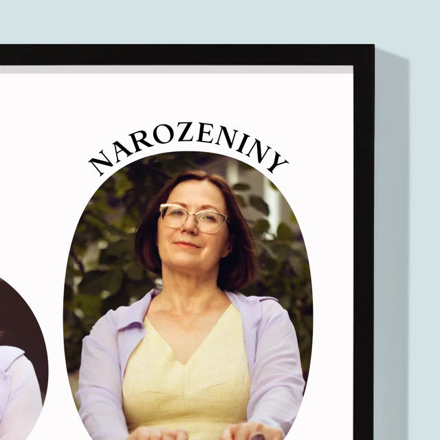 Slovo Z Fotek: 60. Narozeniny Jen Krásných Okamžiků - Tisk V Rámečku