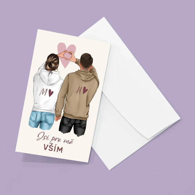 Designér Postav: Pár Srdce - Velká Harmonika Z Fotografií