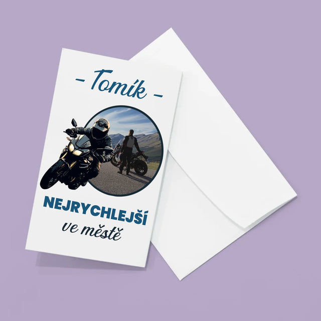 Fotka S Textem: Nejrychlejší Ve Městě - Velká Harmonika Z Fotografií