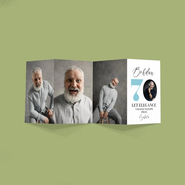 Fotka S Textem: 70 Let Elegance - Velká Harmonika Z Fotografií