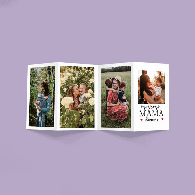 Fotokoláž: Nejúžasnější Máma - Velká Harmonika Z Fotografií