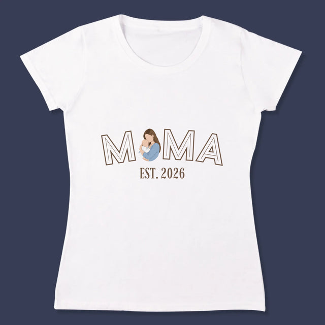 Fotka S Textem: Máma Established - Damské Tričko