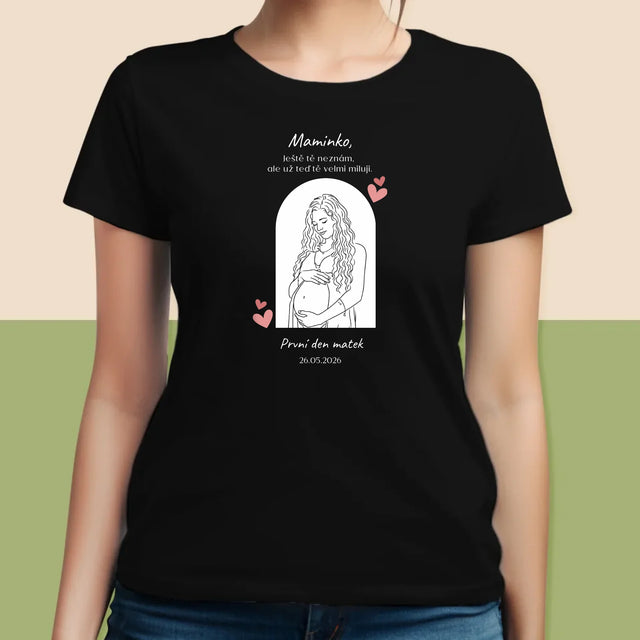 Fotka S Textem: Lineart Pro Maminku - Damské Tričko