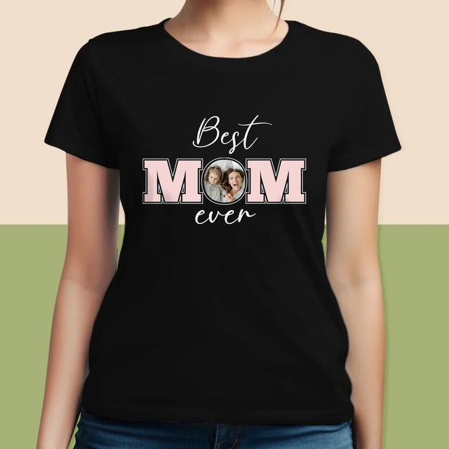 Fotokoláž: Best Mom Ever - Damské Tričko